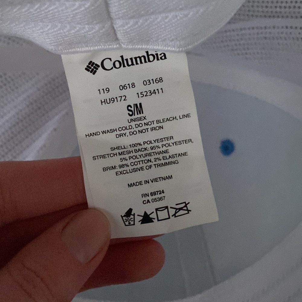 🎣 Columbia PFG FlexFit Small/Medium Fishing Hat Mesh Vented Performance Fishing - Picture 10 of 10
